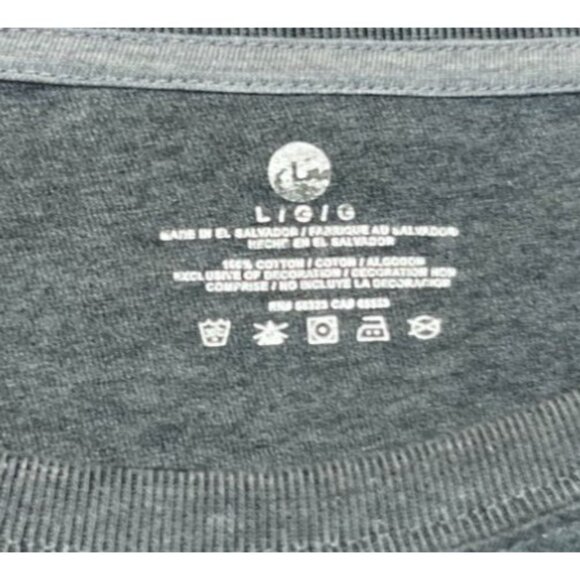 Clemson X Grateful Dead Steal Your Face Tee Gray Short Sleeve Crewneck Large - Picture 5 of 5